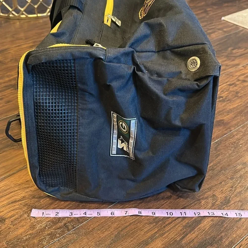VTG 90’s Starter Green Bay Packers black yellow green Duffle Bag NFL Football